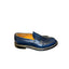 Mocassini Uomo Doucal's - Penny Moc Horse Goose+F.do Nero - Blu