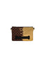 Pochette Unisex Sprayground - Sharks In Paris Gold Drip Crossover Clutch - Marrone