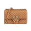 Borse a spalla Donna Pinko - Love One Mini Dc Sheep Nappa - Marrone