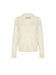 Maglie Donna D'EXTERIOR - Treccia Alpaca Fine M/L - Bianco