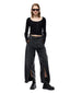 Pantaloni Donna Pinko - Sicuro Zip Pantalone Denim - Nero