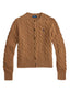 Cardigan Donna Ralph Lauren - Sweater Cardigan - Cammello
