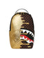 Zaini Casual Unisex Sprayground - Shark In Paris Gold Drip Backpack - Marrone