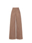 Pantaloni Donna D.Exterior - Lino Cangiante Pant Palazzo Risv. - Marrone