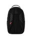 Zaini Casual Unisex Sprayground - Black And White Drip Check Shark Backpack - Nero