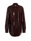 Bluse e camicie Donna Alberta Ferretti - Camicia Paillettes Su Jersey - Marrone