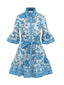 Vestiti casual Donna Etro - Women's Mini Shirt Dress With Belt - Multicolore