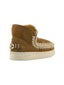 Stivali Donna Mou - New Eskimo Sneaker Suede Lettr - Cognac
