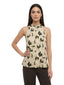 Canotte e top Donna Maria Bellentani - Halter Top In Jersey - Beige