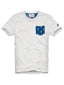 T-shirt Uomo Mc2 Saint Barth - Blanche 01N Tiny Seahorse 61 - Bianco