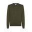 Felpe senza cappuccio Uomo Sun68 - Round Sweater Double Rib - Verde militare