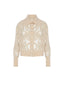 Maglie Donna D'EXTERIOR - Organza Cristalli Bomber Rif.maglia - Vaniglia