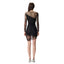 Vestiti casual Donna Pinko - Backgammon Abito Patch Pizzi - Nero