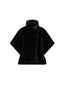 Poncho e mantelle Donna Pinko - New Comodino Cappa Aspen - Nero