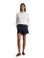 Pantaloncini Donna Woolrich - Cotton Poplin Shorts Melton Blue - Blu