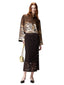 Camicie Donna Pinko - Cordelia Camicia Twill Stampa - Nero