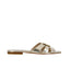 Ciabatte Donna Pinko - Marli 09 - Slipper Laminated Nappa - Argento