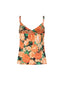 Canotte e top Donna Pinko - Caneto Top Tela Washed - Arancione