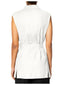 Gilet Donna RUE•8ISQUIT - Gilet Over Lino/Viscosa - Bianco