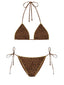 Reggiseni Donna Mc2 Saint Barth - Levyne Overlock Triangle - Marrone