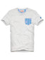 T-shirt Uomo Mc2 Saint Barth - Blanche 01N Monkeys Stripes S 17 - Bianco