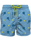 Pantaloncini e calzoncini Uomo Mc2 Saint Barth - Gustavia Embroidery Seersucker Padel Stripes S 17 - Turchese