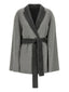 Giacche Donna Alberta Ferretti - Capospalla Lungo Panno Double Bicolore - Grigio