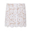 Gonne casual Donna Michael Kors - Floral Lace Mini Skrt - Bianco