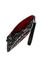 Pochette Unisex Sprayground - Gray Peeking Character Check Crossover Clutch - Nero