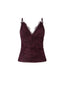 Canotte e top Donna Pinko - Fragola Top Pizzo Leggero - Bordeaux