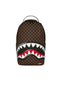 Zaini Casual Unisex Sprayground - Sharks In Paris Wtf Bubble Brown Check Backpack - Marrone