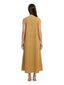 Vestiti casual Donna Maria Bellentani - Abito S/M Con Contropiega Asimmetrica - Ocra