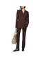 Pantaloni Donna Michael Kors - Tailored Slim Leg Pant - Marrone