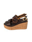 Altro (Scarpe da donna) Donna Lorenzo Mari - Nappa Cioccolato Sughero E Strass - Marrone