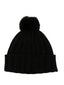 Altro (Cappelli e cappellini) Donna Woolrich - Beanie Cash Pom Pom - Nero