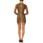 Vestiti casual Donna MOSCHINO JEANS - Abito Tulle Stampa Tigre - Marrone