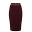 Altro (Gonne) Donna Elisabetta Franchi - Gonna Di Maglia - Bordeaux