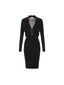 Vestiti da sera e cerimonia Donna Elisabetta Franchi - Abito Di Maglia - Nero