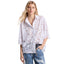 Camicie Donna Michael Kors - Studded Floral Lace Shirt - Bianco