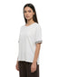 Canotte e top Donna Maria Bellentani - Top Over Con Profili In Maglieria - Bianco