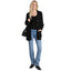 Cardigan Donna Michael Kors - Easy Merino Boxy Cardi - Nero