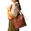 Borse a tracolla Donna Pinko - Secchiello Classic Pelle - Marrone