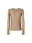 Maglie Donna Pinko - Rover Maglia Pizzo Stretch - Verde militare