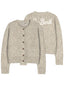 Cardigan Donna Mc2 Saint Barth - Janou Mouline Buttoned Cardigan - Beige