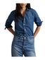 Bluse e camicie Donna Ralph Lauren - Ls Crlte St-Long Sleeve Button Front Shirt - Denim