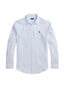 Bluse e camicie Donna Ralph Lauren - Classic Long Sleeve Button Front Shirt - Azzurro