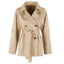 Giacche impermeabili Donna Fay - Trench in tessuto popeline tecnico - Beige