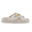 Ciabatte Donna Mou - Criss-cross rope sandal recycled canvas - Grigio