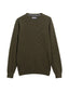 Maglioni Uomo Barbour International - Essential L/Wool Crew Neck - Verde