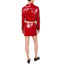 Giacche Donna MOSCHINO JEANS - Giacca In Pelle Vernice - Rosso
